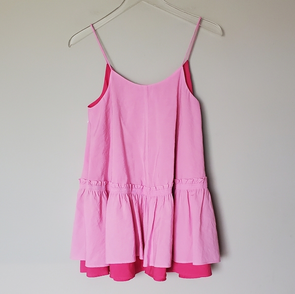 COS Tiered Vest Tunic Top in Pink - Picture 6 of 12